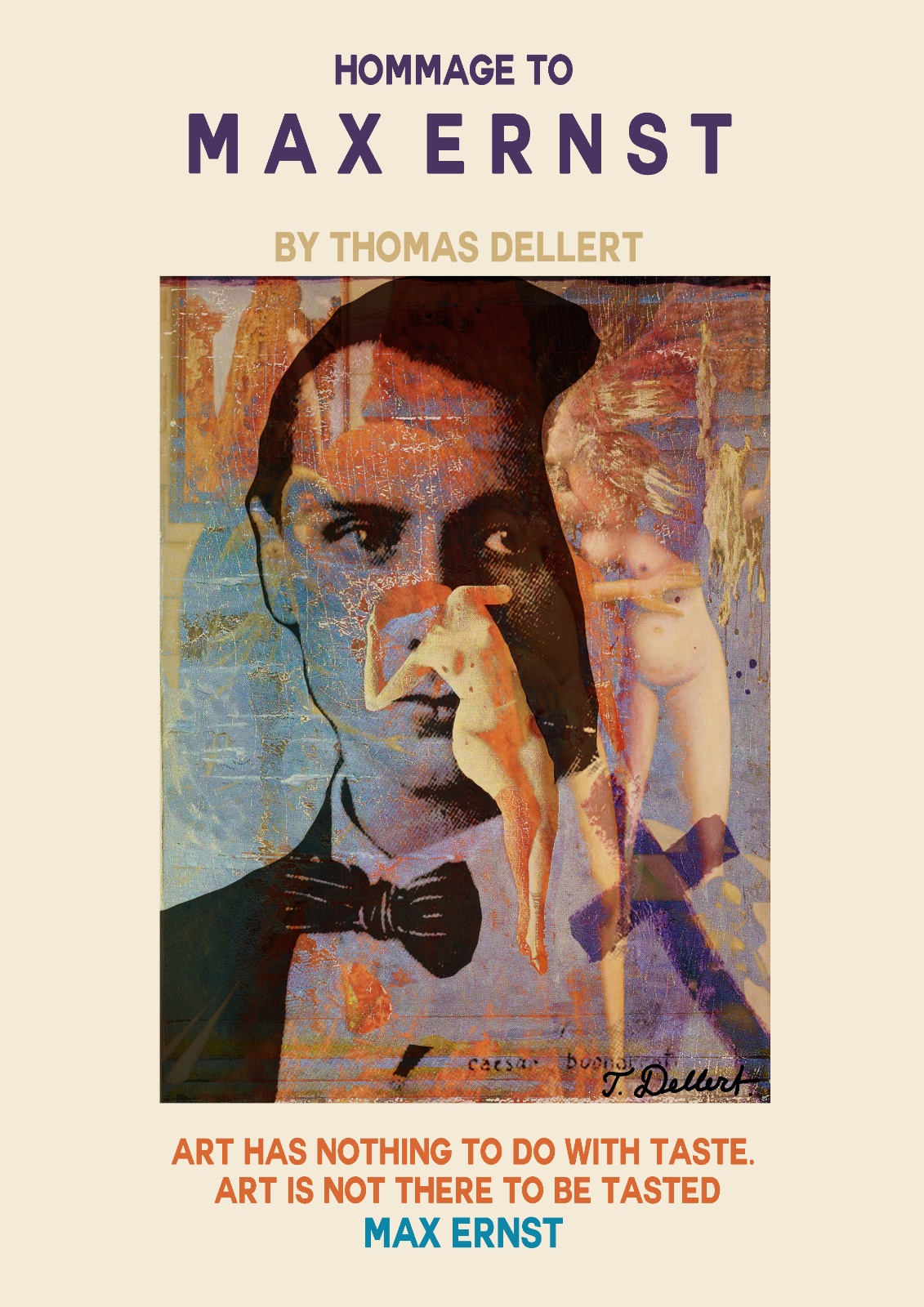Max ernst by thomas dellert poster 
